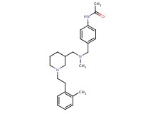 N-(4-{[methyl({1-[2-(2-methylphenyl)ethyl]-3-piperidinyl}methyl)amino]methyl}phenyl)acetamide