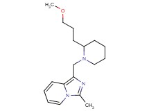 1-{[2-(3-methoxypropyl)-1-piperidinyl]methyl}-3-methylimidazo[1,5-a]pyridine