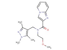 N-(2-methoxyethyl)-N-[(1,3,5-trimethyl-1H-pyrazol-4-yl)methyl]imidazo[1,2-a]pyridine-2-carboxamide