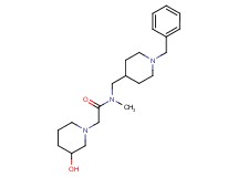 N-[(1-benzyl-4-piperidinyl)methyl]-2-(3-hydroxy-1-piperidinyl)-N-methylacetamide