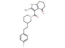 3-({3-[2-(4-fluorophenyl)ethyl]-1-piperidinyl}carbonyl)-2-methyl-1,5,6,7-tetrahydro-4H-indol-4-one