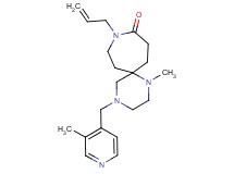 9-allyl-1-methyl-4-[(3-methylpyridin-4-yl)methyl]-1,4,9-triazaspiro[5.6]dodecan-10-one