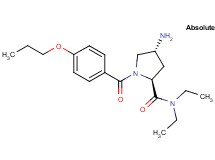 (4R)-4-amino-N,N-diethyl-1-(4-propoxybenzoyl)-L-prolinamide