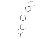 2-({3-[2-(2,4-difluorophenyl)ethyl]-1-piperidinyl}methyl)-5-methoxy-4-pyridinol