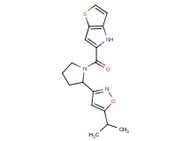 5-{[2-(5-isopropylisoxazol-3-yl)pyrrolidin-1-yl]carbonyl}-4H-thieno[3,2-b]pyrrole