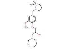 1-azepan-1-yl-3-{4-[(2,2-dimethylpyrrolidin-1-yl)methyl]-2-methoxyphenoxy}propan-2-ol