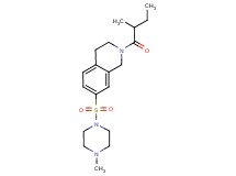 2-(2-methylbutanoyl)-7-[(4-methylpiperazin-1-yl)sulfonyl]-1,2,3,4-tetrahydroisoquinoline
