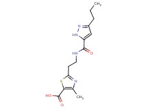 4-methyl-2-(2-{[(3-propyl-1H-pyrazol-5-yl)carbonyl]amino}ethyl)-1,3-thiazole-5-carboxylic acid