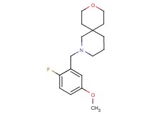 2-(2-fluoro-5-methoxybenzyl)-9-oxa-2-azaspiro[5.5]undecane