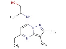 2-[(5-ethyl-2,3-dimethylpyrazolo[1,5-a]pyrimidin-7-yl)amino]-1-propanol