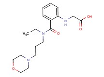 [(2-{[ethyl(3-morpholin-4-ylpropyl)amino]carbonyl}phenyl)amino]acetic acid