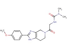 N'-{2-[2-(4-methoxyphenyl)-1,4,6,7-tetrahydro-5H-imidazo[4,5-c]pyridin-5-yl]-2-oxoethyl}-N,N-dimethylurea