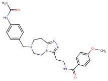 N-(2-{7-[4-(acetylamino)benzyl]-6,7,8,9-tetrahydro-5H-[1,2,4]triazolo[4,3-d][1,4]diazepin-3-yl}ethyl)-4-methoxybenzamide