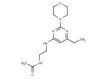 N-{2-[(6-ethyl-2-morpholin-4-ylpyrimidin-4-yl)amino]ethyl}acetamide