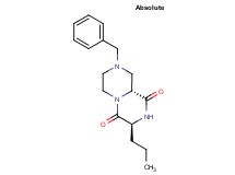 (3S,9aR)-8-benzyl-3-propyltetrahydro-2H-pyrazino[1,2-a]pyrazine-1,4(3H,6H)-dione
