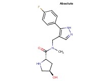 (2S,4R)-N-{[5-(4-fluorophenyl)-1H-pyrazol-4-yl]methyl}-4-hydroxy-N-methylpyrrolidine-2-carboxamide