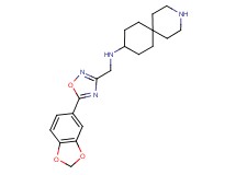 N-{[5-(1,3-benzodioxol-5-yl)-1,2,4-oxadiazol-3-yl]methyl}-3-azaspiro[5.5]undecan-9-amine
