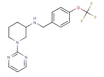 1-(2-pyrimidinyl)-N-[4-(trifluoromethoxy)benzyl]-3-piperidinamine
