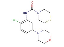 N-(2-chloro-5-morpholin-4-ylphenyl)thiomorpholine-4-carboxamide