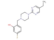 2-{[4-(5-ethylpyrimidin-2-yl)piperazin-1-yl]methyl}-5-fluorophenol