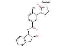 N-[(1R,2S)-2-hydroxy-2,3-dihydro-1H-inden-1-yl]-4-methyl-3-(2-oxoimidazolidin-1-yl)benzamide