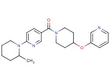 2-(2-methyl-1-piperidinyl)-5-{[4-(3-pyridinyloxy)-1-piperidinyl]carbonyl}pyridine
