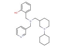 2-{[[(1-cyclohexyl-3-piperidinyl)methyl](3-pyridinylmethyl)amino]methyl}phenol