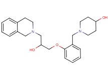 1-{2-[3-(3,4-dihydroisoquinolin-2(1H)-yl)-2-hydroxypropoxy]benzyl}piperidin-4-ol