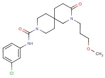 N-(3-chlorophenyl)-2-(3-methoxypropyl)-3-oxo-2,9-diazaspiro[5.5]undecane-9-carboxamide