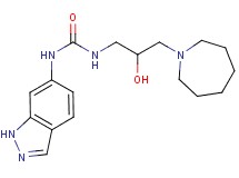 N-(3-azepan-1-yl-2-hydroxypropyl)-N'-1H-indazol-6-ylurea