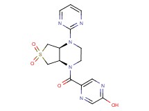 5-{[(4aS*,7aR*)-6,6-dioxido-4-pyrimidin-2-ylhexahydrothieno[3,4-b]pyrazin-1(2H)-yl]carbonyl}pyrazin-2-ol