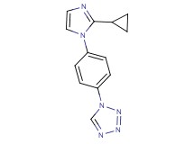 1-[4-(2-cyclopropyl-1H-imidazol-1-yl)phenyl]-1H-tetrazole