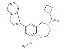 7-(1-benzothien-3-yl)-4-(cyclobutylcarbonyl)-9-methoxy-2,3,4,5-tetrahydro-1,4-benzoxazepine