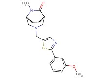 (1S*,5R*)-3-{[2-(3-methoxyphenyl)-1,3-thiazol-5-yl]methyl}-6-methyl-3,6-diazabicyclo[3.2.2]nonan-7-one