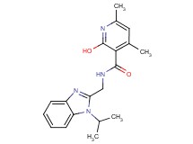 2-hydroxy-N-[(1-isopropyl-1H-benzimidazol-2-yl)methyl]-4,6-dimethylnicotinamide