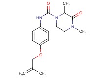 2,4-dimethyl-N-{4-[(2-methylprop-2-en-1-yl)oxy]phenyl}-3-oxopiperazine-1-carboxamide