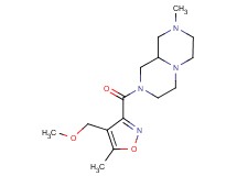 2-{[4-(methoxymethyl)-5-methylisoxazol-3-yl]carbonyl}-8-methyloctahydro-2H-pyrazino[1,2-a]pyrazine