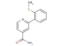 2-[2-(methylthio)phenyl]isonicotinamide