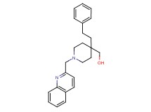 [4-(2-phenylethyl)-1-(2-quinolinylmethyl)-4-piperidinyl]methanol