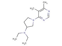 1-(5,6-dimethylpyrimidin-4-yl)-N,N-diethylpyrrolidin-3-amine