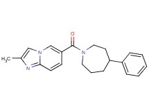 2-methyl-6-[(4-phenylazepan-1-yl)carbonyl]imidazo[1,2-a]pyridine