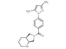 rel-(4aS,7aS)-6-[4-(3,5-dimethyl-1H-pyrazol-1-yl)benzoyl]octahydro-1H-pyrrolo[3,4-b]pyridine hydrochloride
