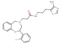 3-[2-(2-fluorophenyl)-2,3-dihydro-1,4-benzoxazepin-4(5H)-yl]-N-[3-(4-methyl-1,3-thiazol-5-yl)propyl]propanamide