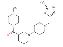 1'-[(2-methyl-1H-imidazol-4-yl)methyl]-3-[(4-methylpiperazin-1-yl)carbonyl]-1,4'-bipiperidine