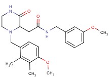 N-(3-methoxybenzyl)-2-[1-(4-methoxy-2,3-dimethylbenzyl)-3-oxo-2-piperazinyl]acetamide