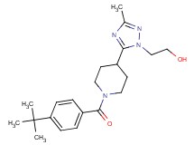2-{5-[1-(4-tert-butylbenzoyl)piperidin-4-yl]-3-methyl-1H-1,2,4-triazol-1-yl}ethanol