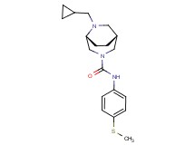 (1R*,5R*)-6-(cyclopropylmethyl)-N-[4-(methylthio)phenyl]-3,6-diazabicyclo[3.2.2]nonane-3-carboxamide