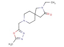 2-ethyl-8-[(5-methyl-1,3,4-oxadiazol-2-yl)methyl]-2,8-diazaspiro[4.5]decan-3-one