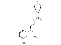 (1R*,5S*,6r)-N-{2-[ethyl(3-methylphenyl)amino]ethyl}-3-azabicyclo[3.1.0]hexane-6-carboxamide