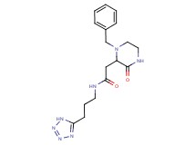 2-(1-benzyl-3-oxopiperazin-2-yl)-N-[3-(1H-tetrazol-5-yl)propyl]acetamide